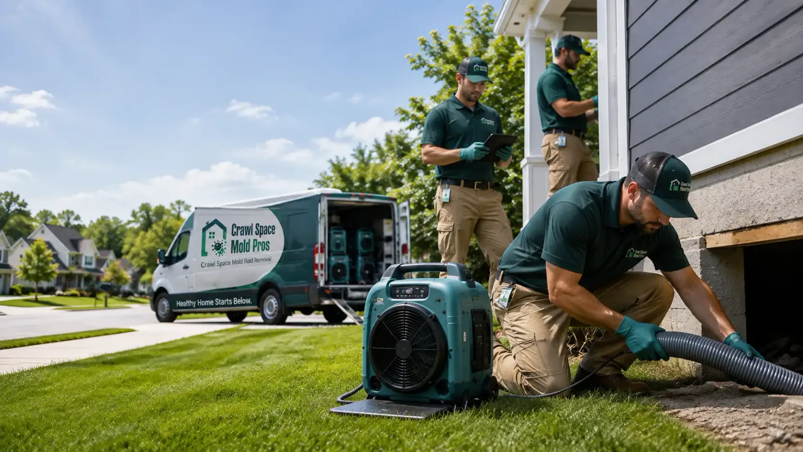 Crawl Space Mold Removal in Orangeburg, NY